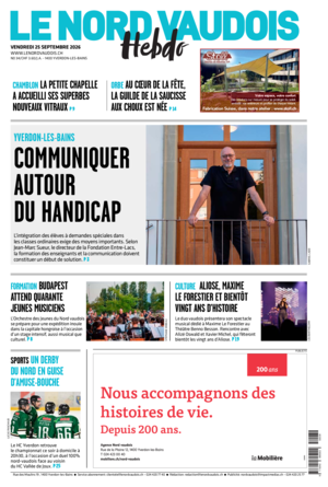 Vendredi 25 septembre 2026