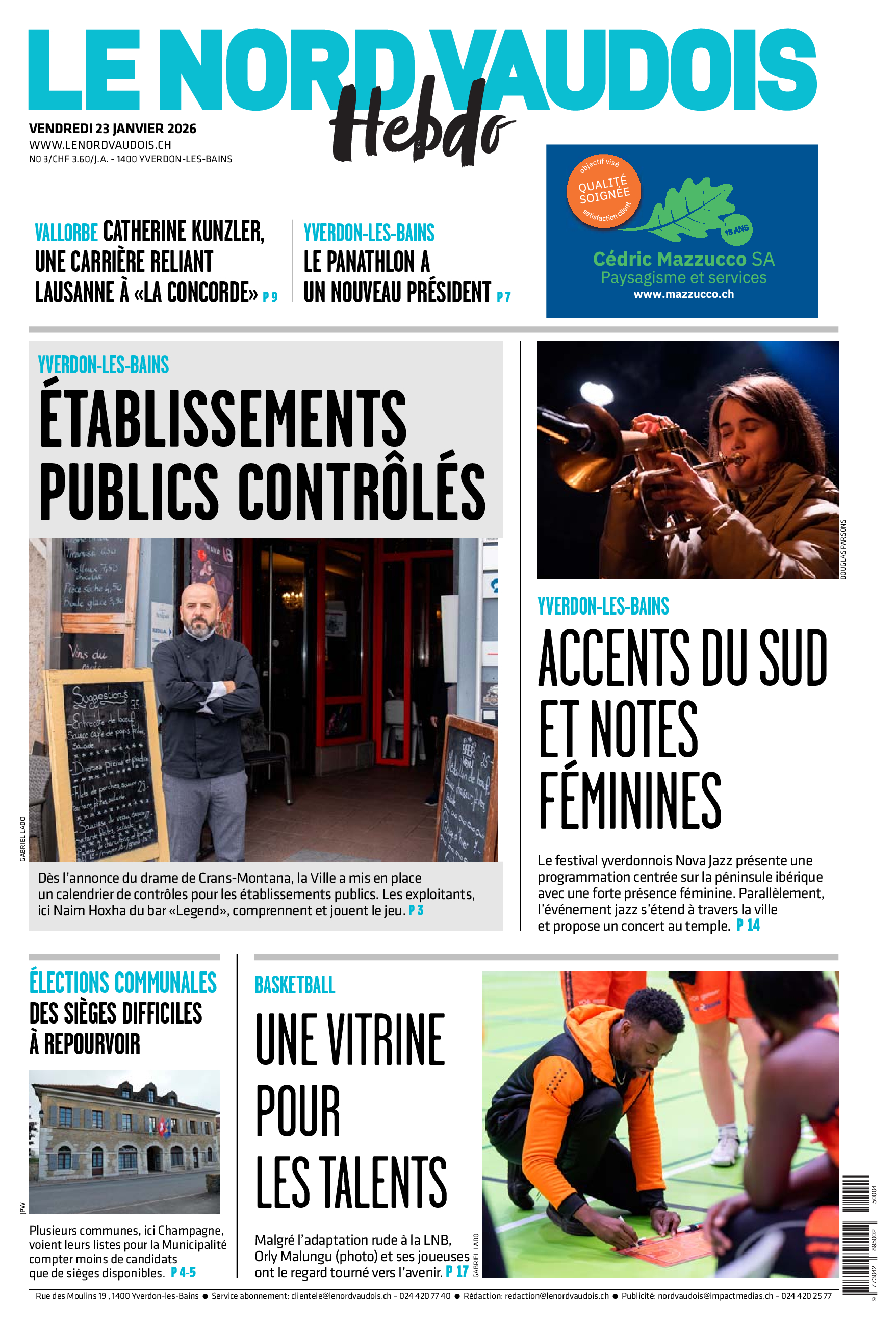  Vendredi 23 janvier 2026