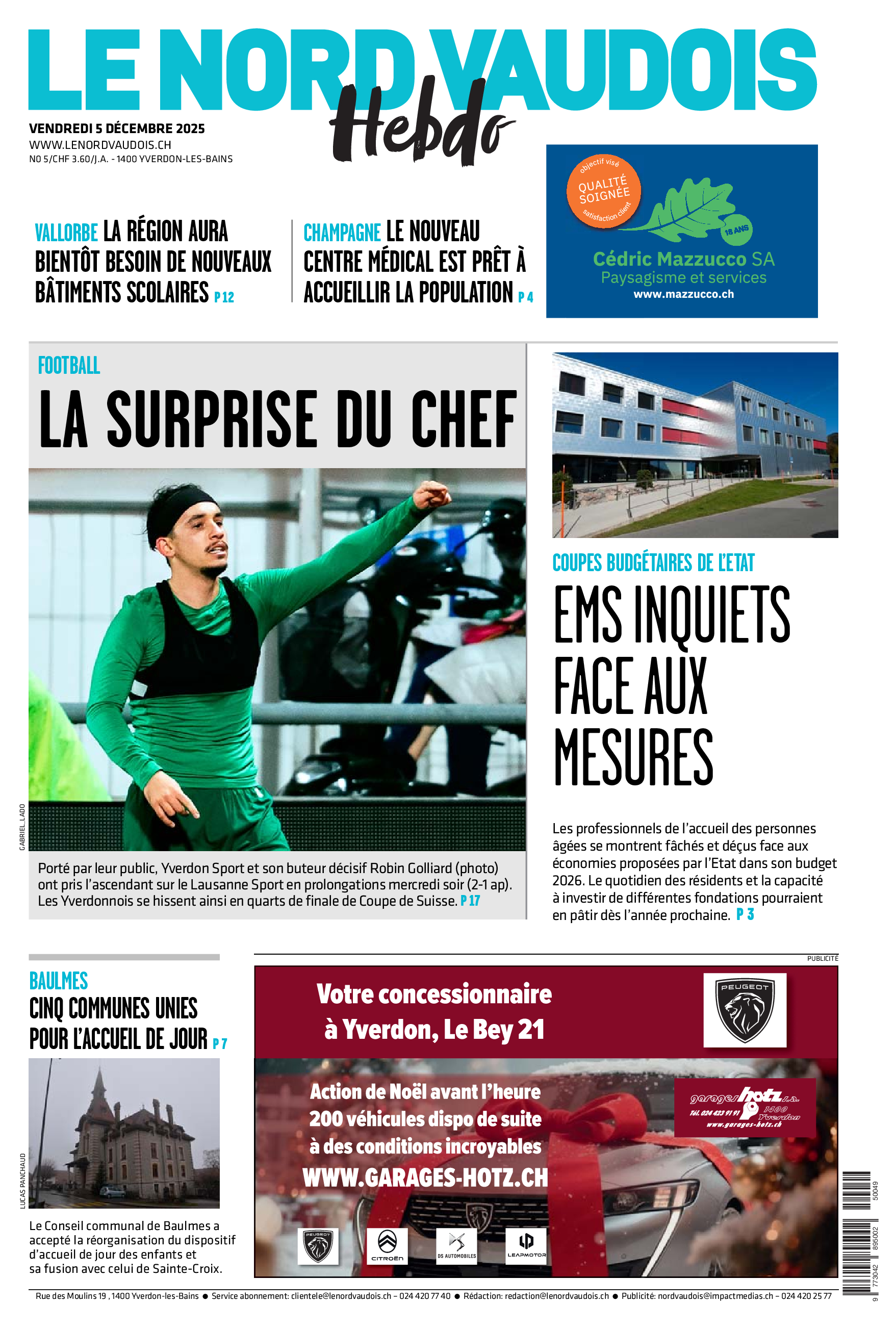  Vendredi 5 décembre 2025