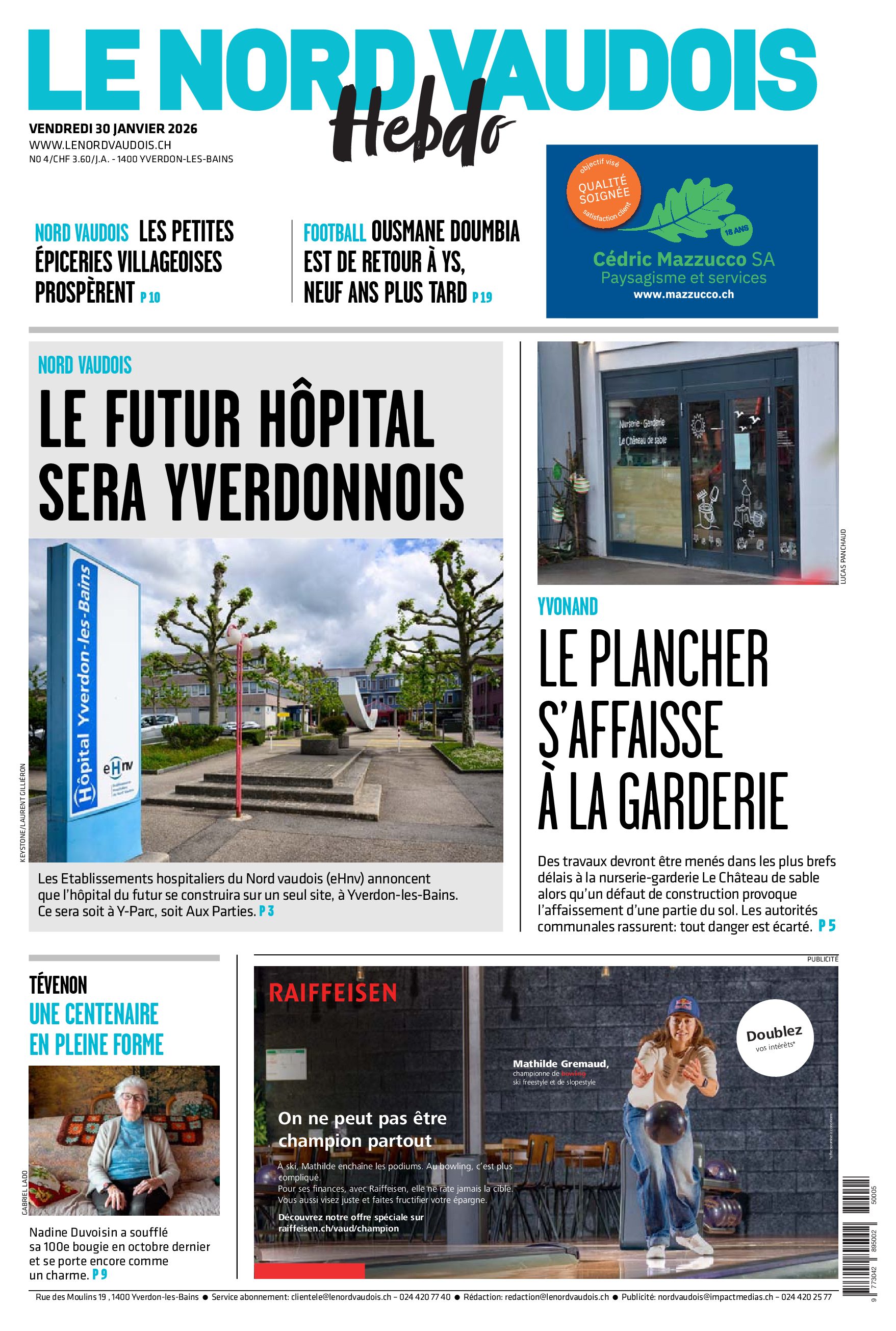  Vendredi 30 janvier 2026